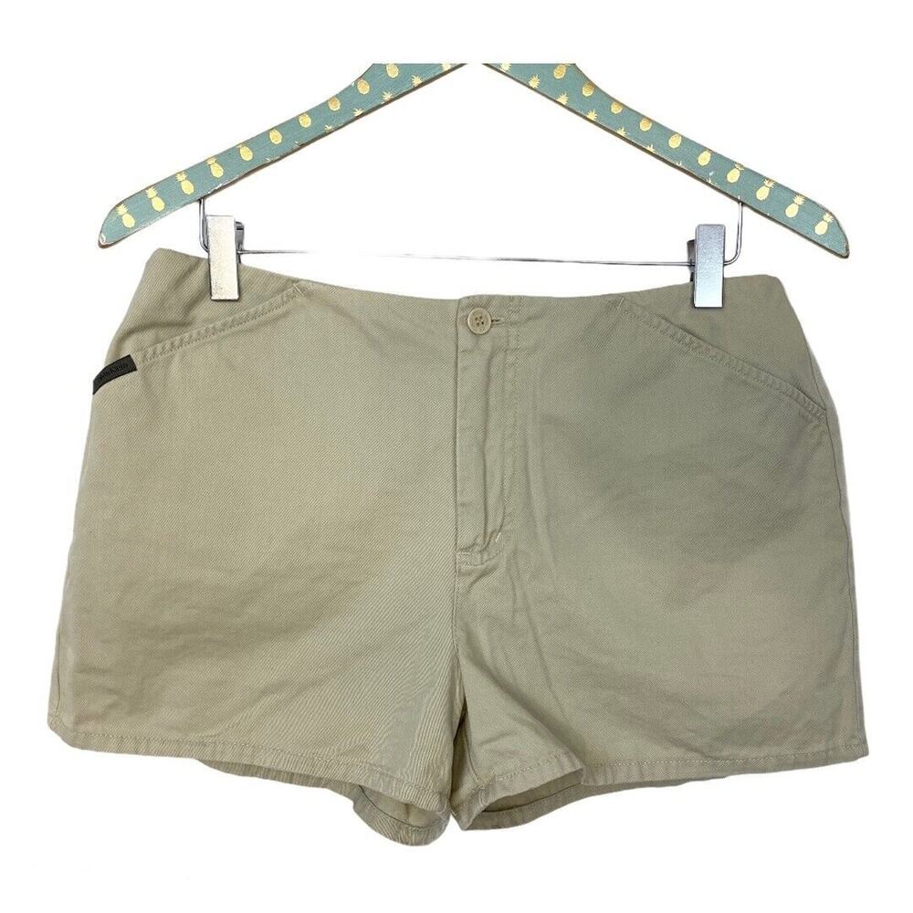 Vintage Calvin Klein Khaki Shorts 9 Fits Medium 30x2.5 Safari Minimal Y2K 90s
